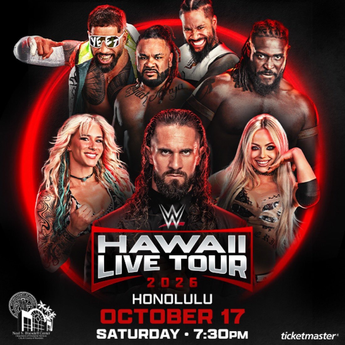 WWE Hawaii Live Tour October 17