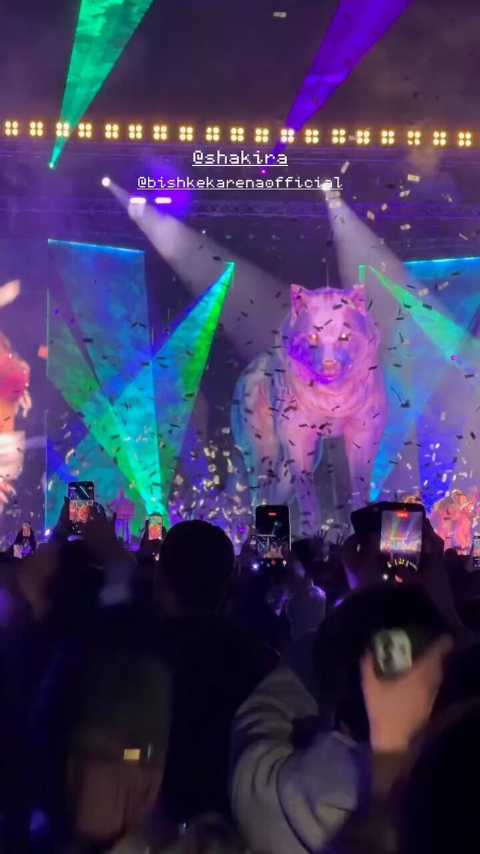 Shakira first concert in Central Asia