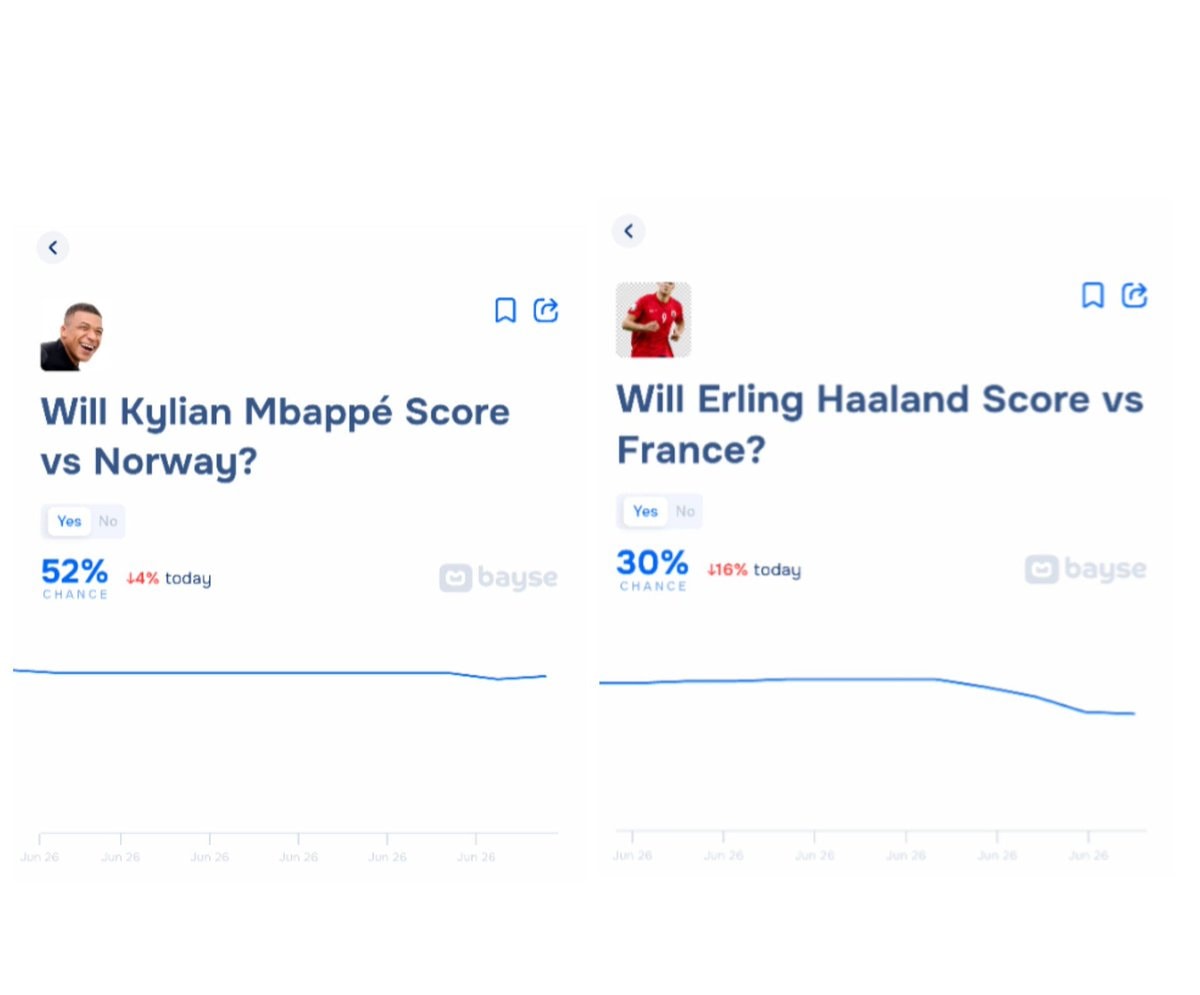 Norway vs France Haaland Mbappé (photo 2 of 2)