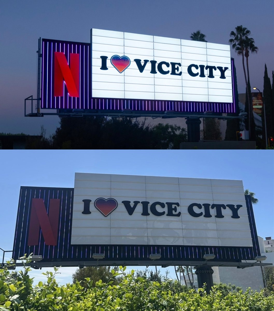 Netflix GTA 6 billboard Los Angeles