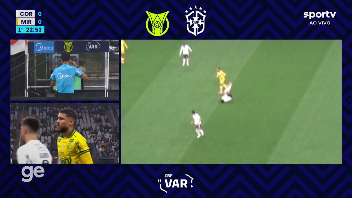 Mirassol player VAR sendoff