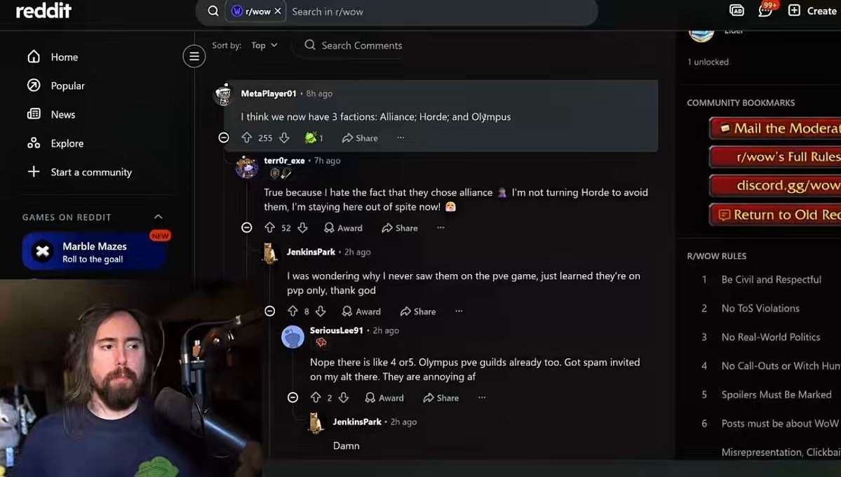 Asmongold Olympus contingency plan Asmongold Olympus contingency plan