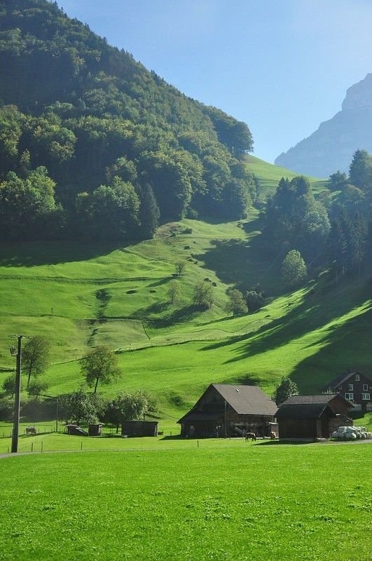 Switzerland countryside landscape