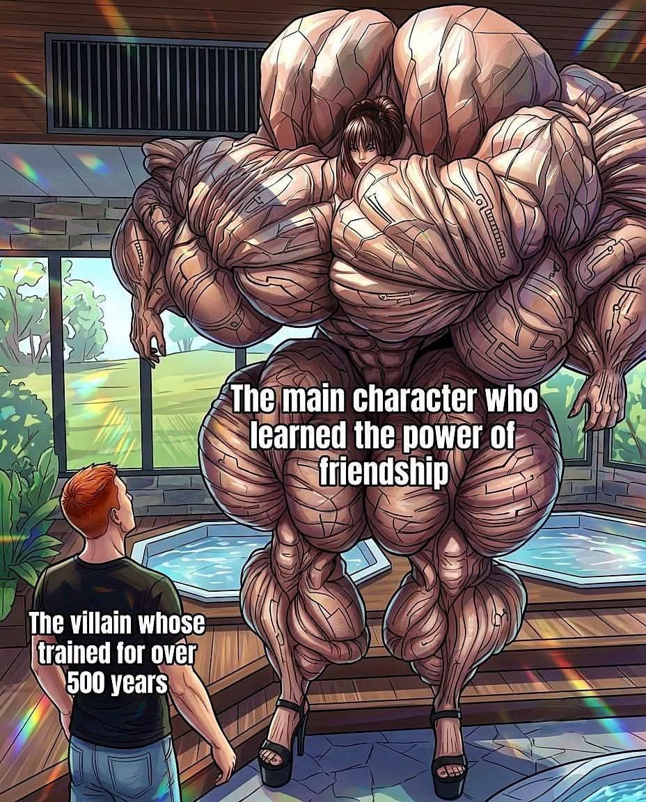 anime power of friendship vs 500 years training meme anime power of friendship vs 500 years training meme