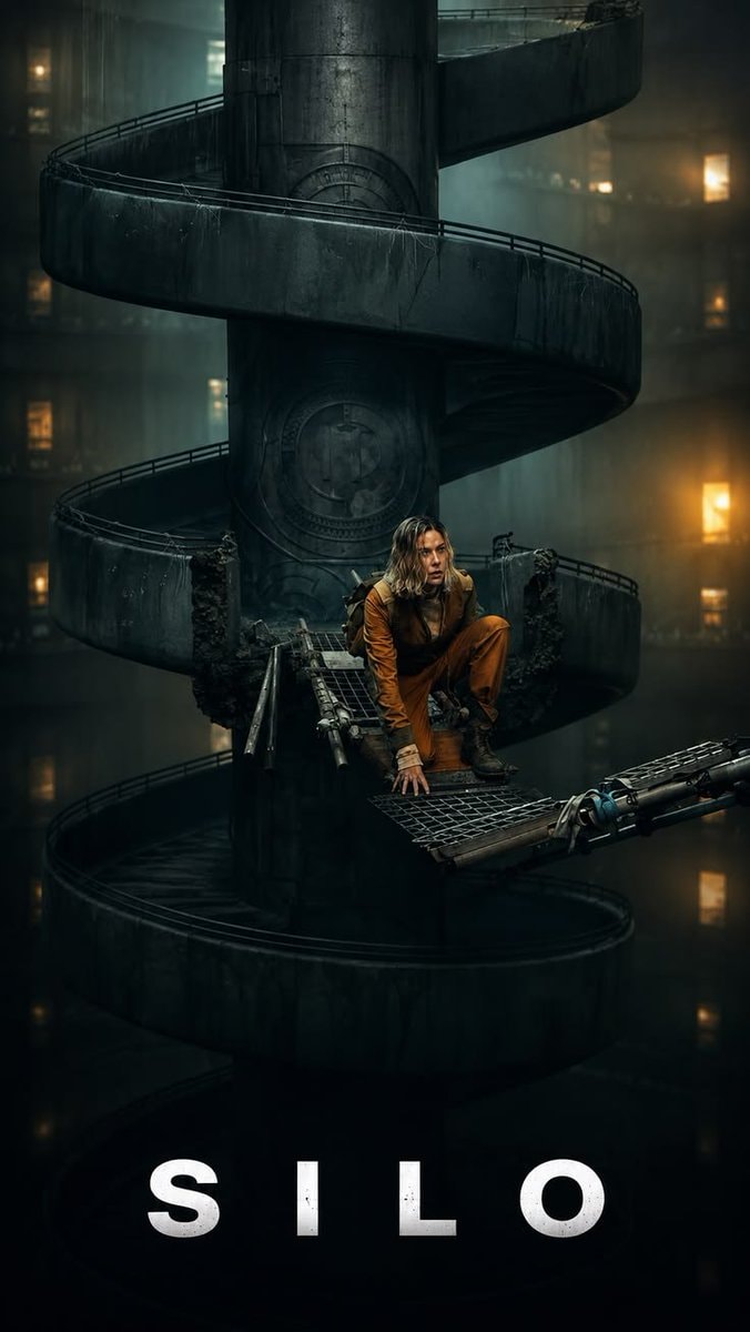 Silo woman in orange jumpsuit