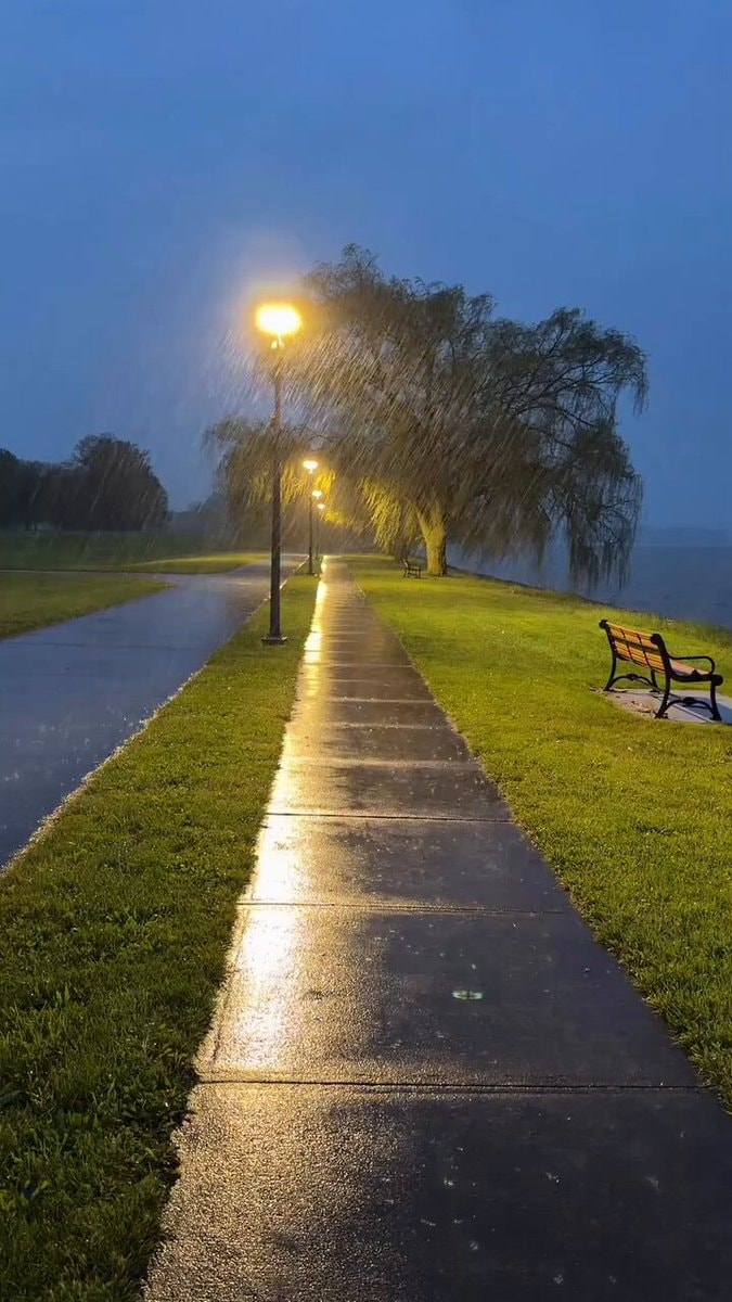 walking in the rain aesthetic