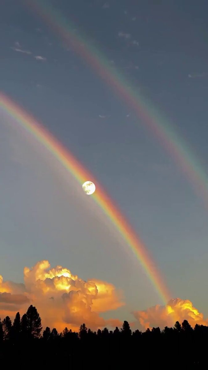 Moon in Rainbow Scotland
