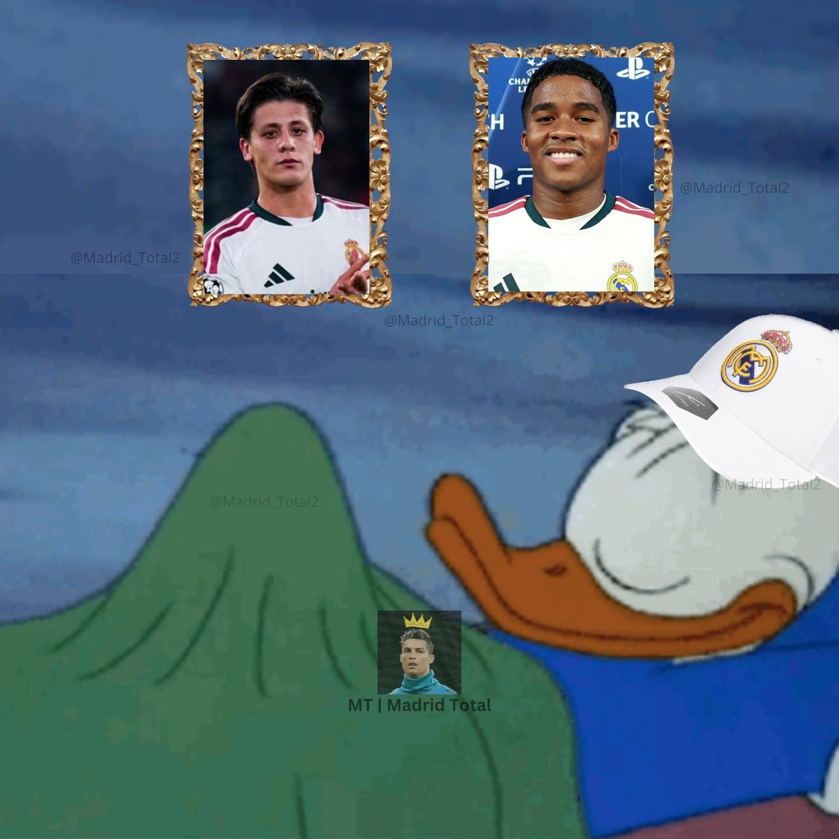 Madridistas sleeping