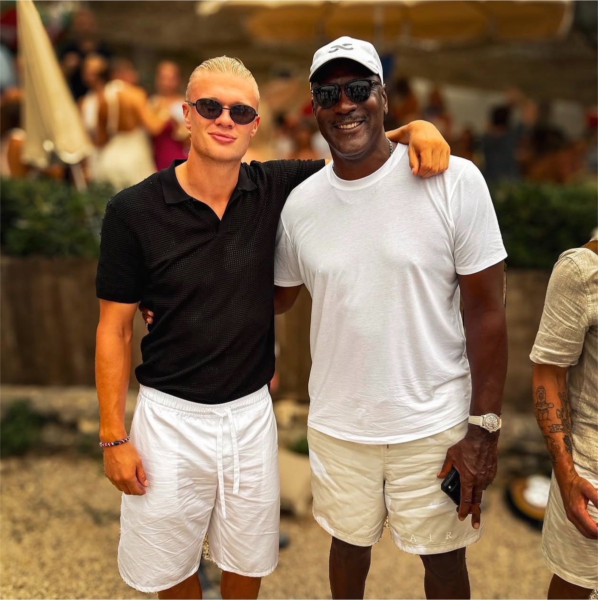 Michael Jordan and Erling Haaland photo