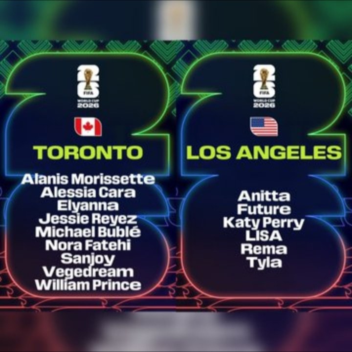 2026 FIFA World Cup Opening Ceremony performers (photo 3 of 3)