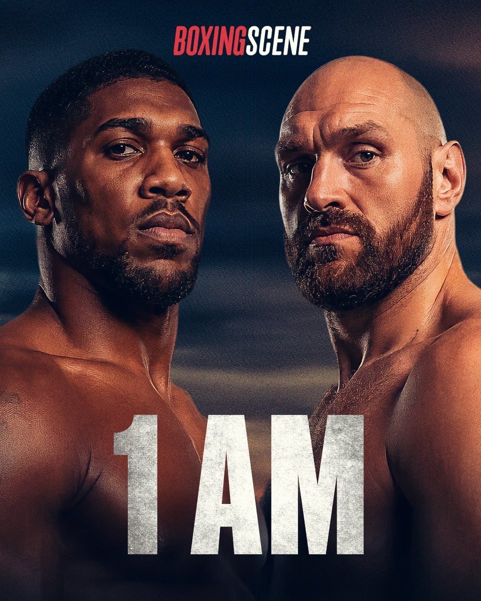 Tyson Fury vs Anthony Joshua ringwalk 1 AM Tyson Fury vs Anthony Joshua ringwalk 1 AM