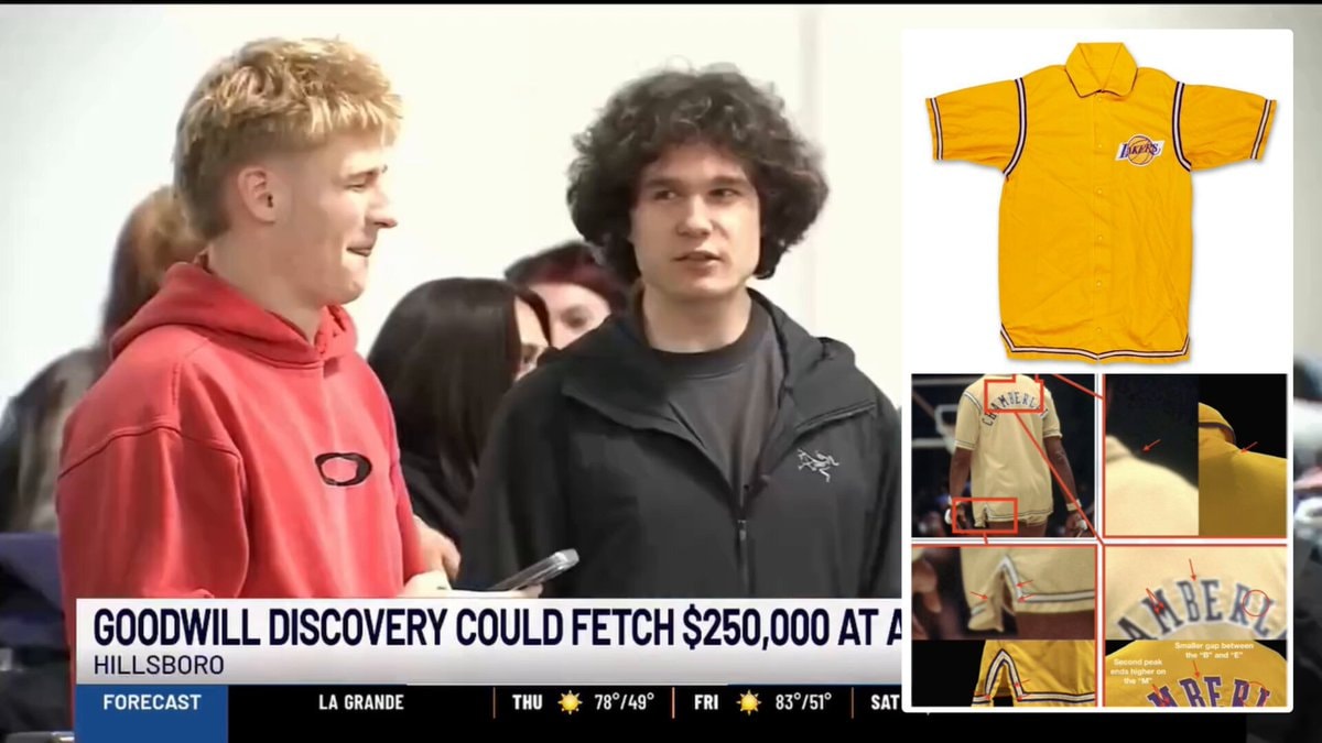 Lakers warm-up jacket auction $250k