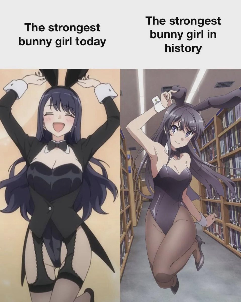 bunny girl meme pick