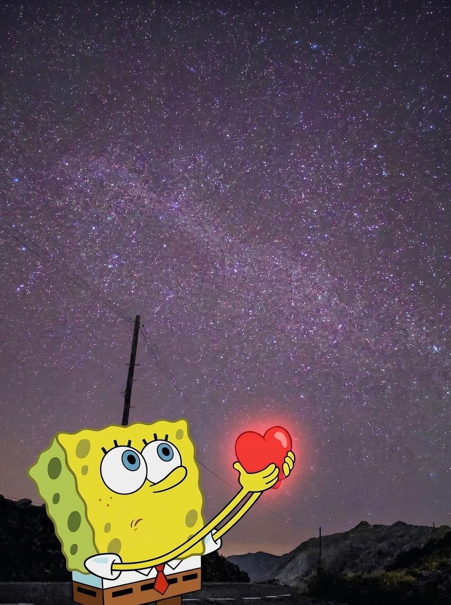SpongeBob stars visible
