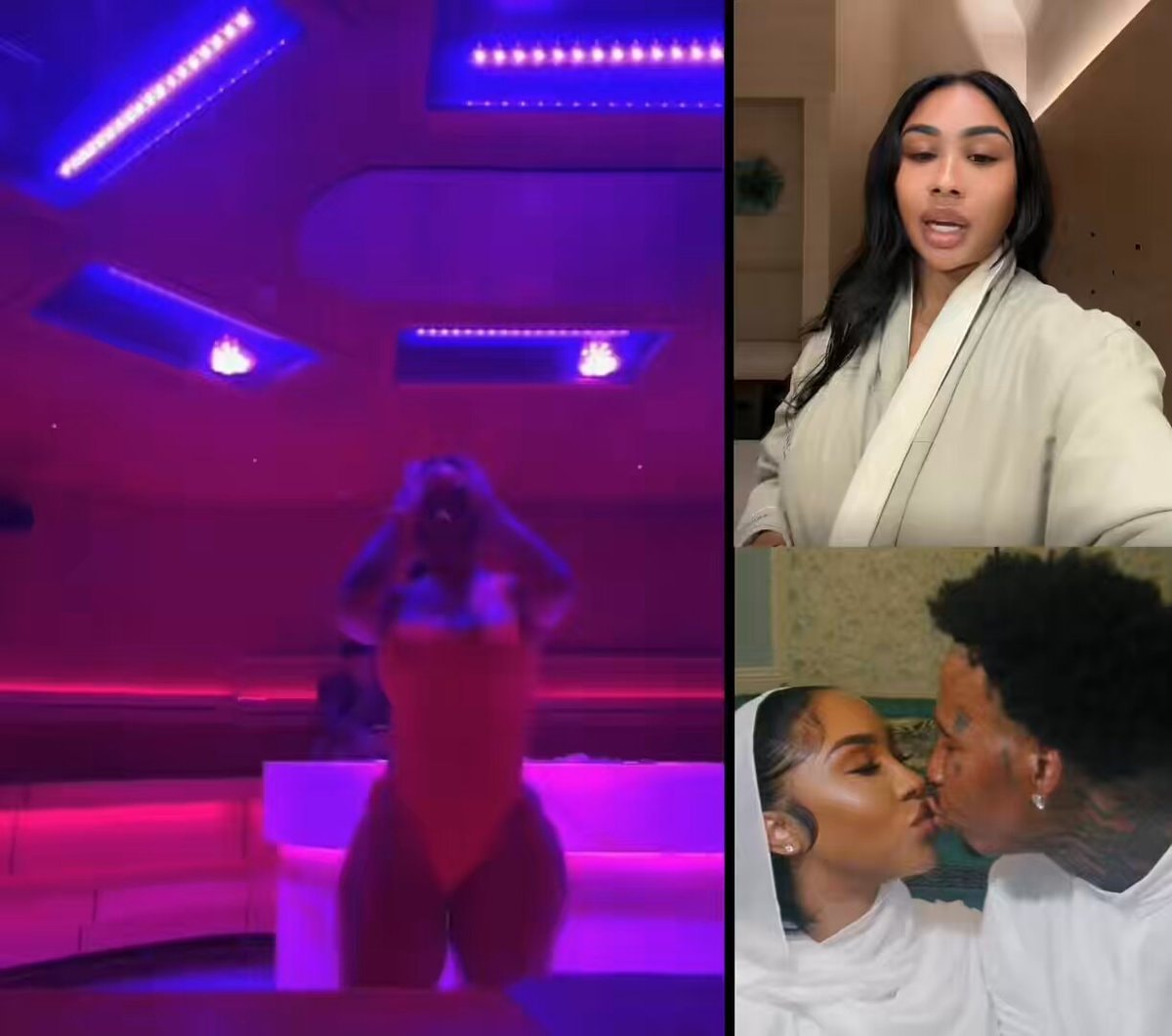 Ari Fletcher Moneybagg Yo spa day