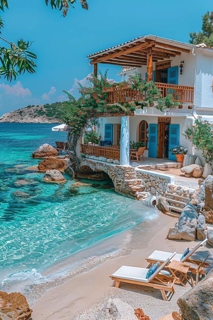 Greece beach house