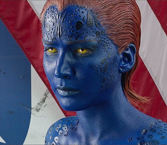 Mystique dramatic moment