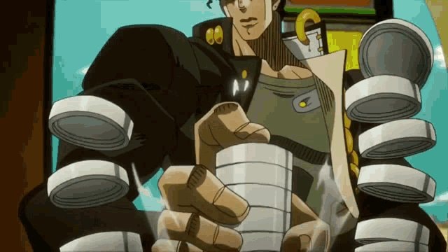 anime character stern look