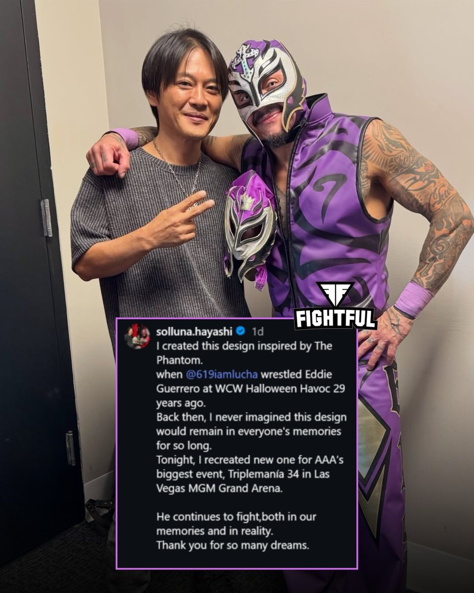 Hayashi Masahiro Rey Mysterio gear recreation