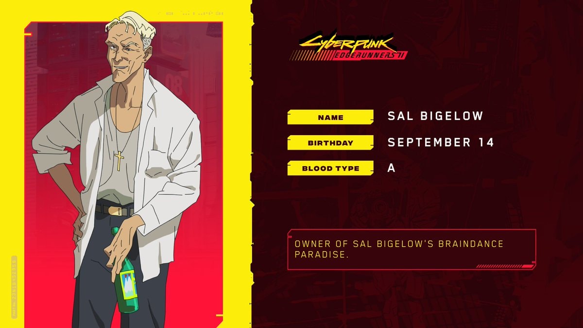 Sal Bigelow in CYBERPUNK EDGERUNNERS 2