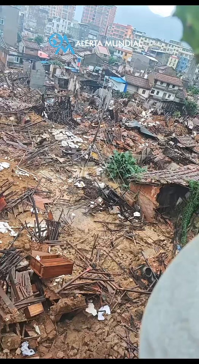 Fujian China flooding aftermath