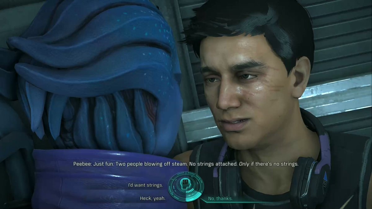 Mass Effect character close-up