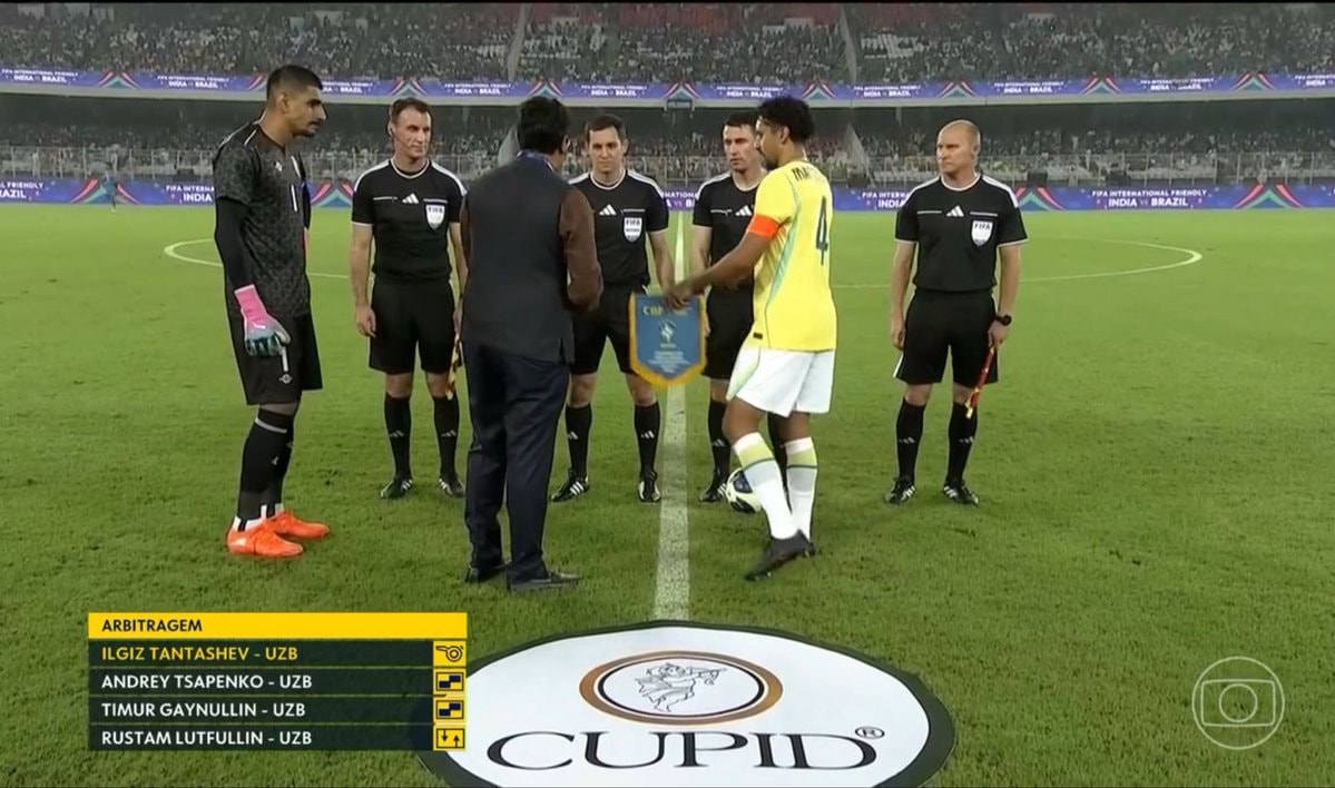 India Brazil soccer match no VAR
