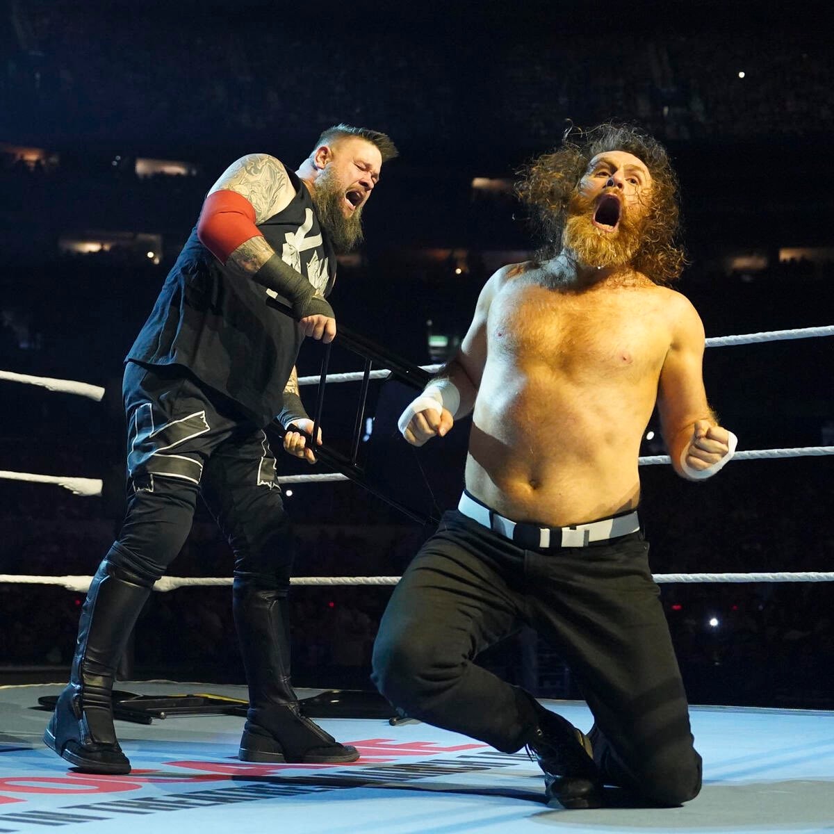Kevin Owens leg injury Elimination Chamber Kevin Owens leg injury Elimination Chamber