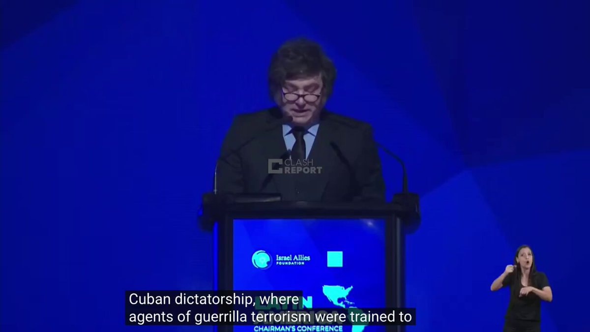Javier Milei speech Israel Allies Foundation