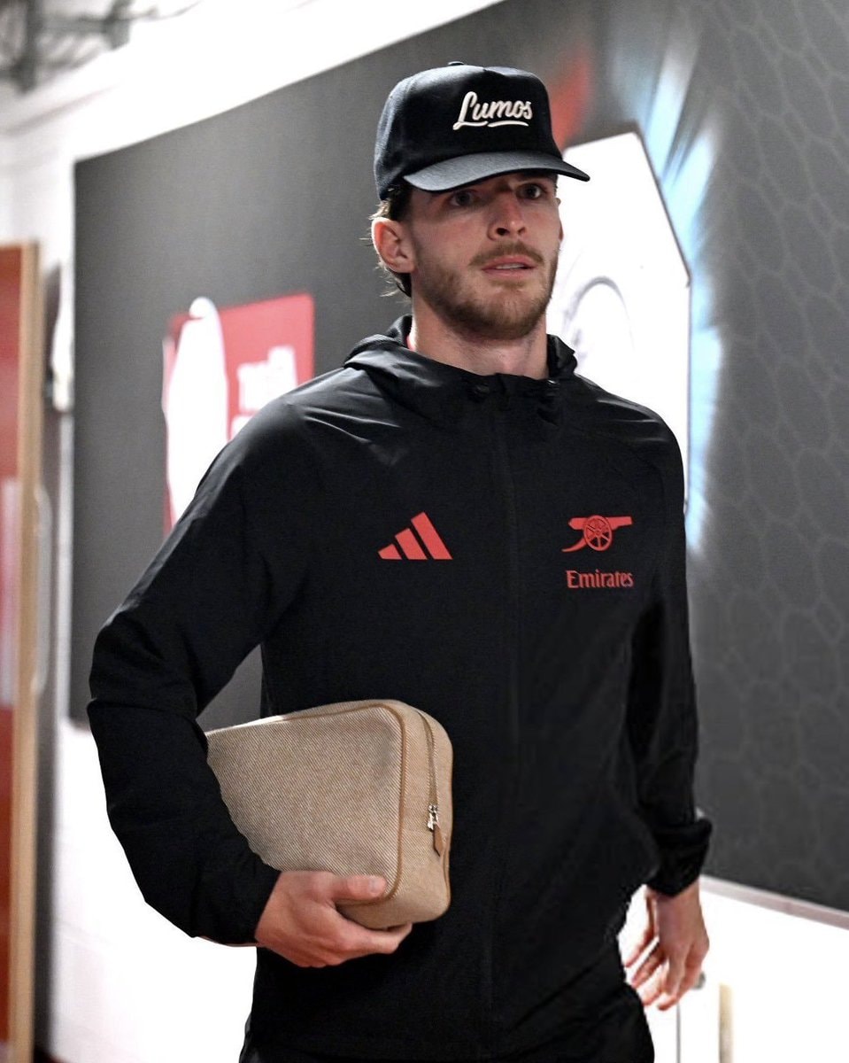 Declan Rice Community Shield arrival
