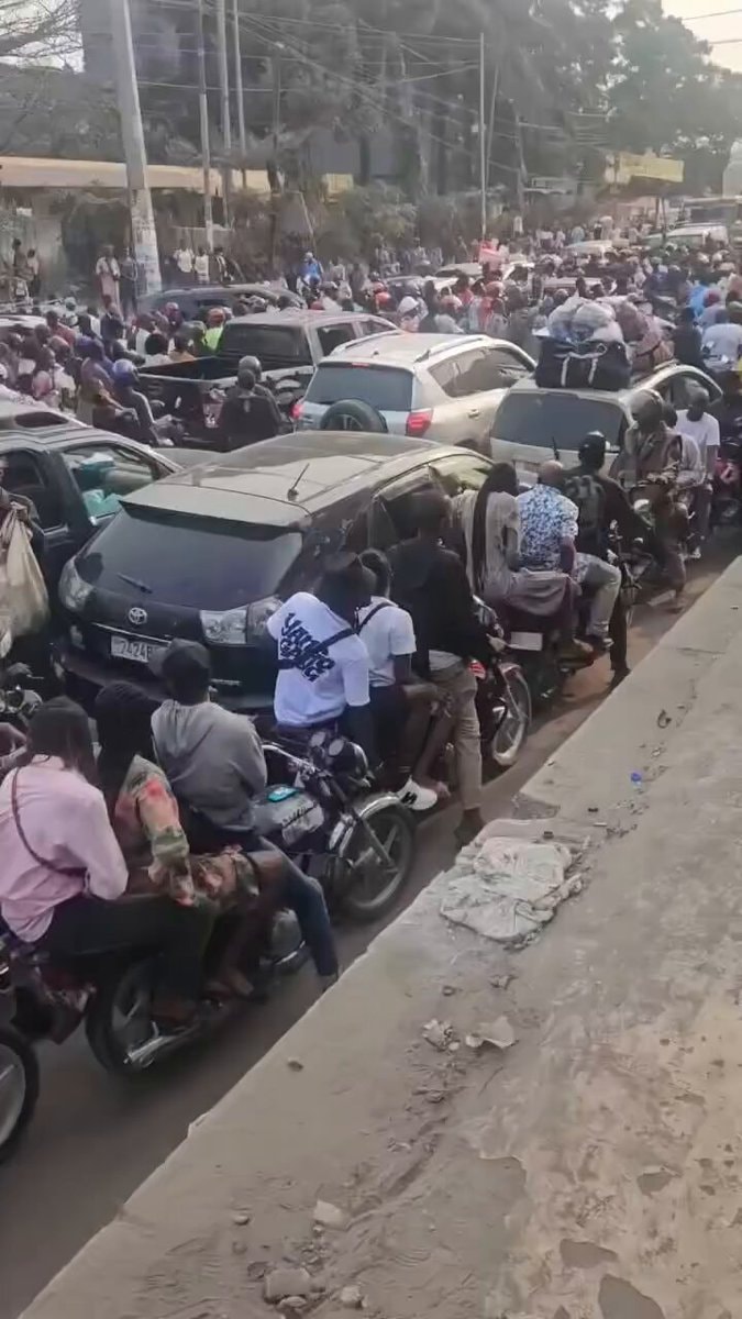 Kinshasa traffic jam Germany of Africa