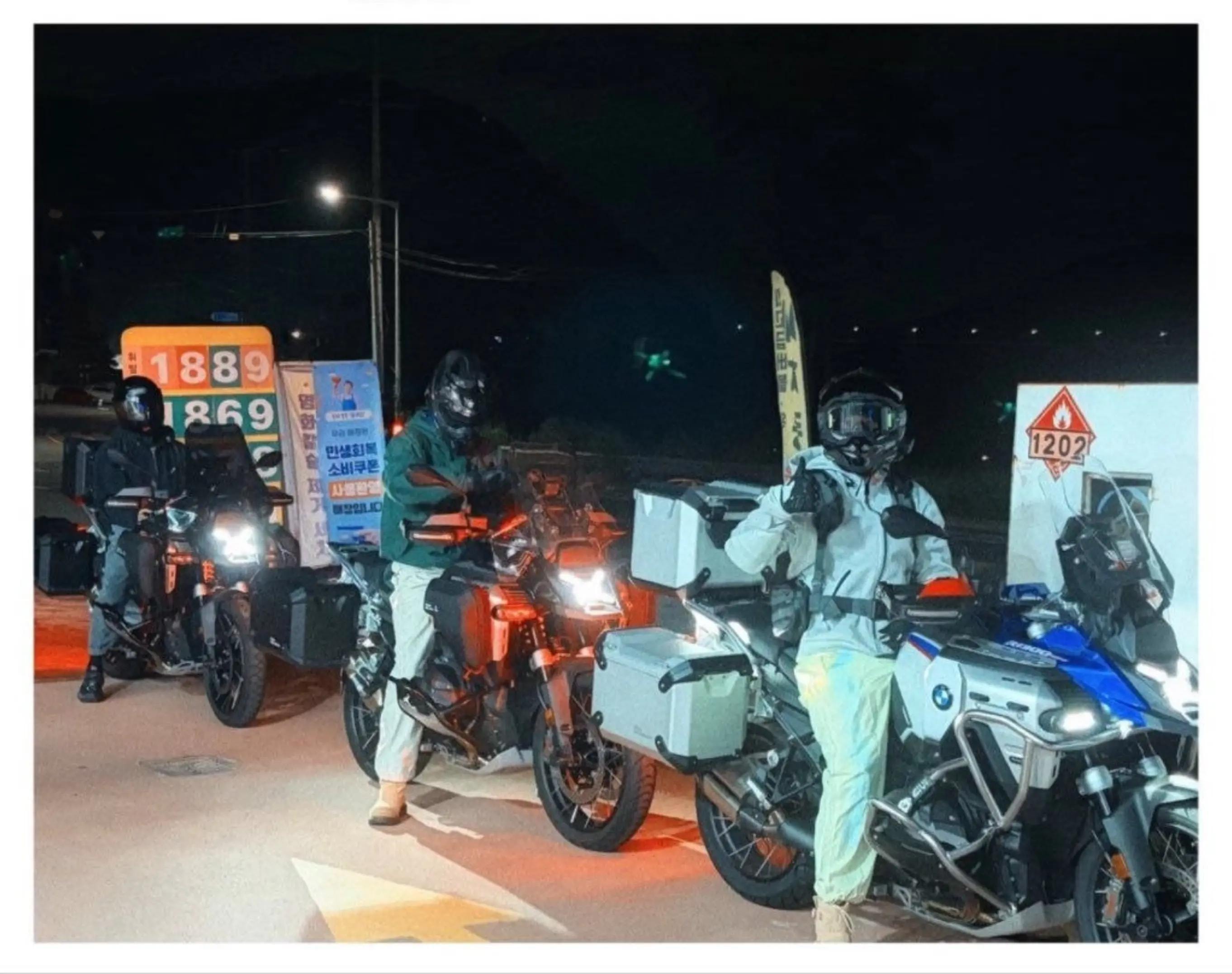 Jungkook biker team Korea trip (photo 2 of 4)
