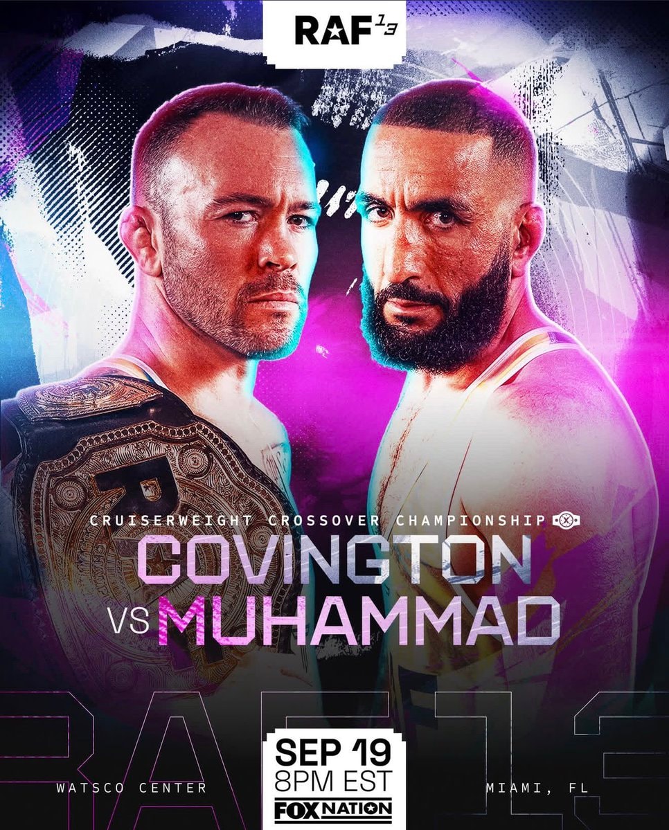 Covington vs Muhammad RAF cruiserweight championship