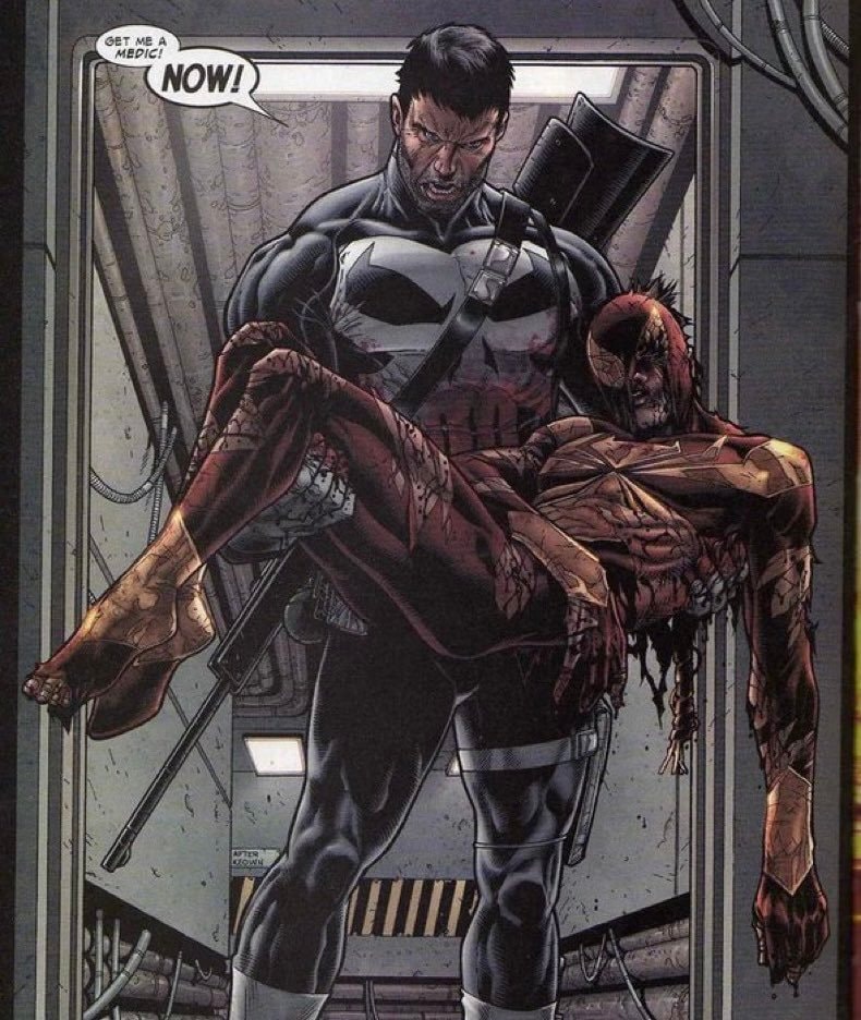 Punisher carries Spider-Man Brand New Day comparison