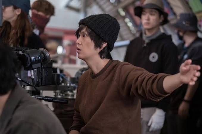Dream film crew: Hamaguchi, Leung, Ando, Kim, Hisaishi (photo 3 of 4)