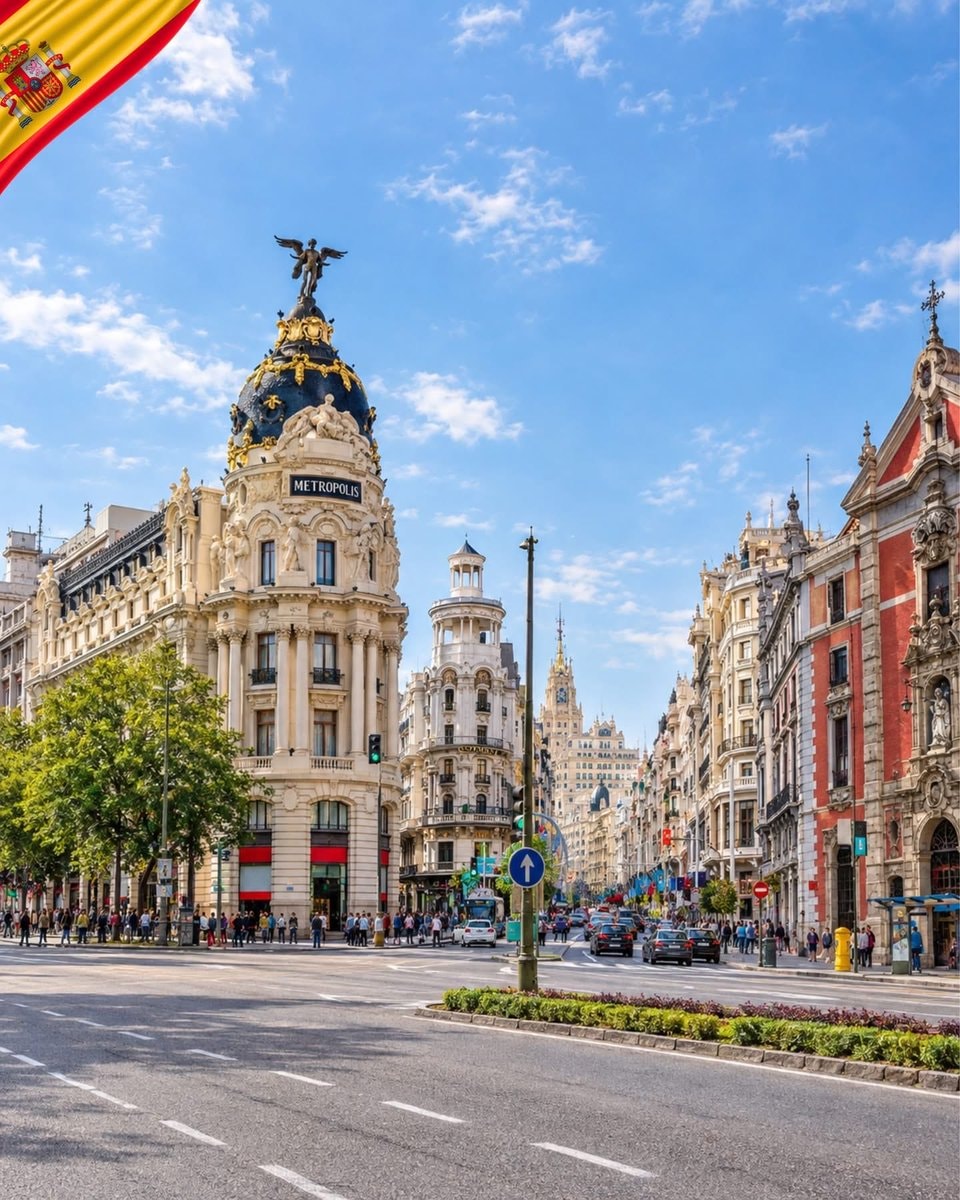 Madrid Spain cityscape