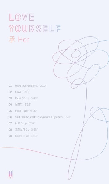 BTS ninth anniversary Love Yourself: Her (photo 2 of 2)