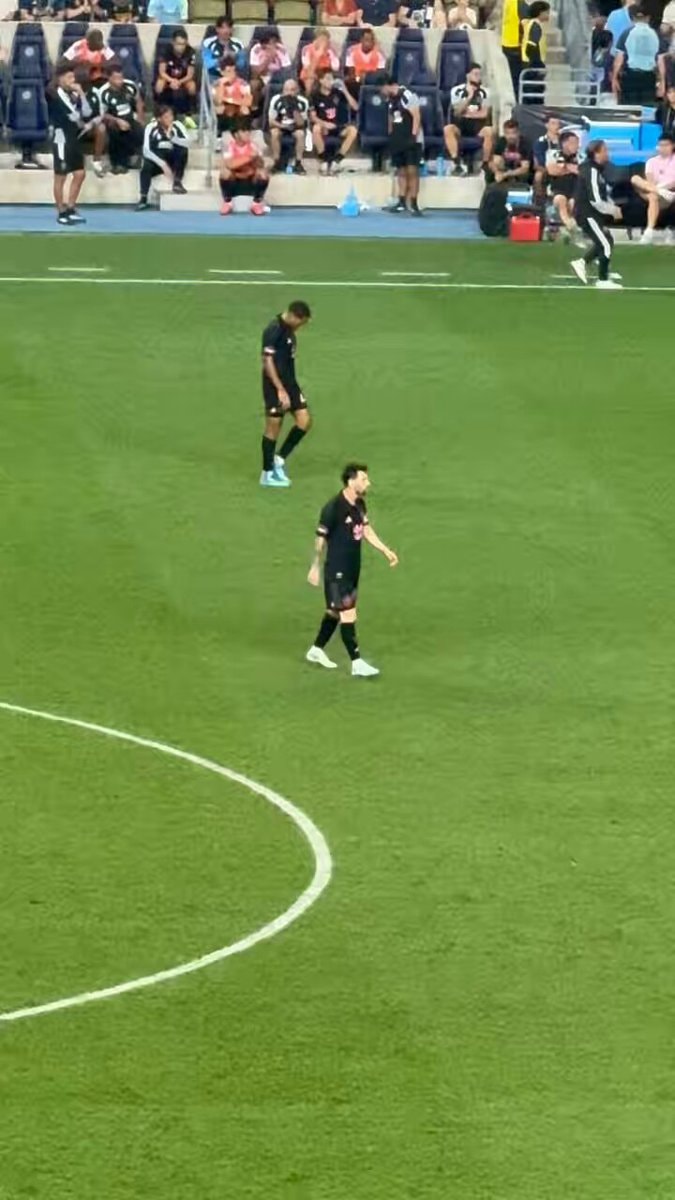 Goat on the pitch moment