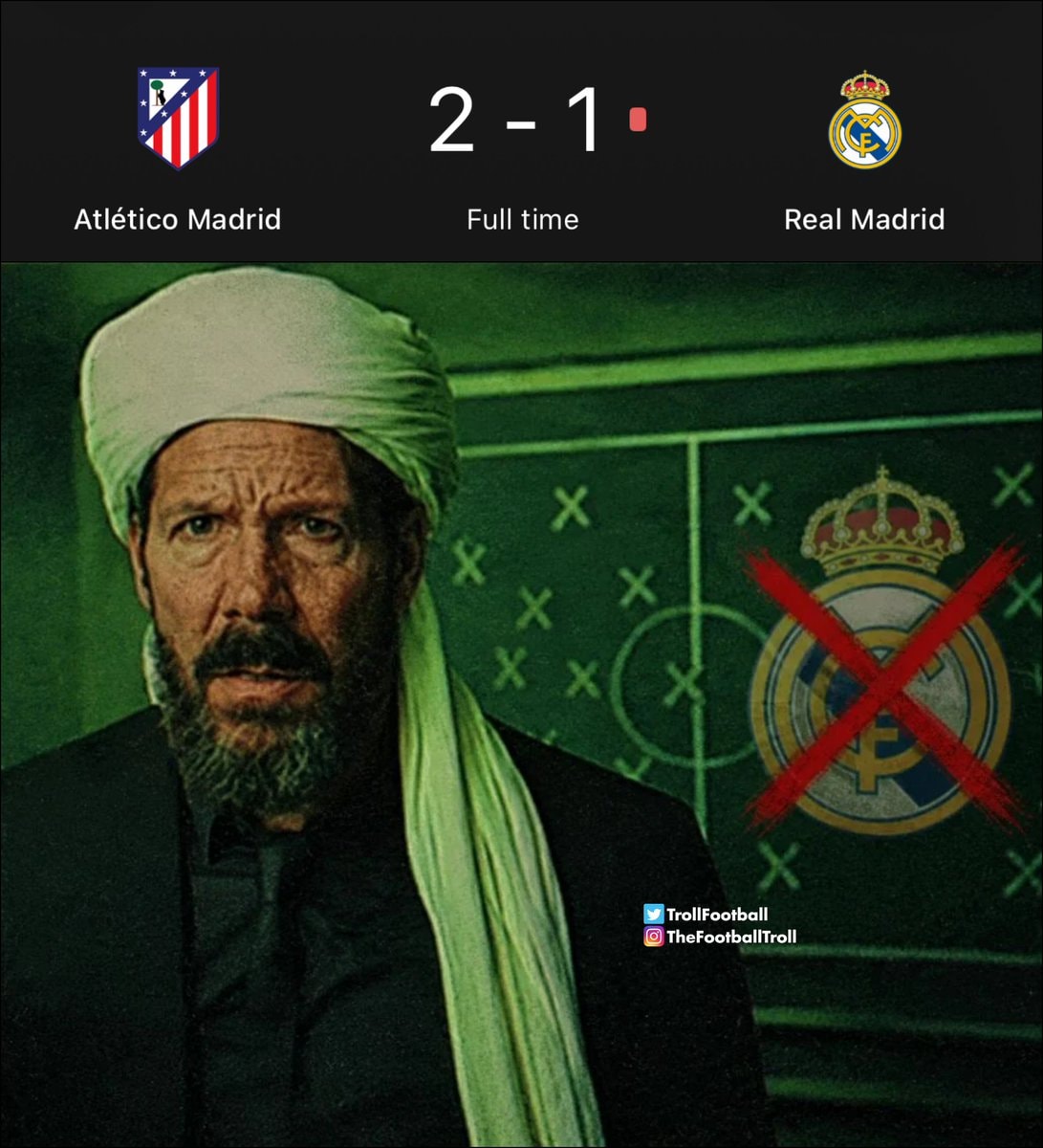 Real Madrid eliminated