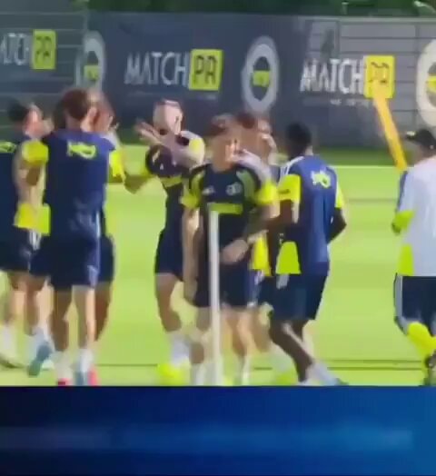 Fenerbahçe UCL training session