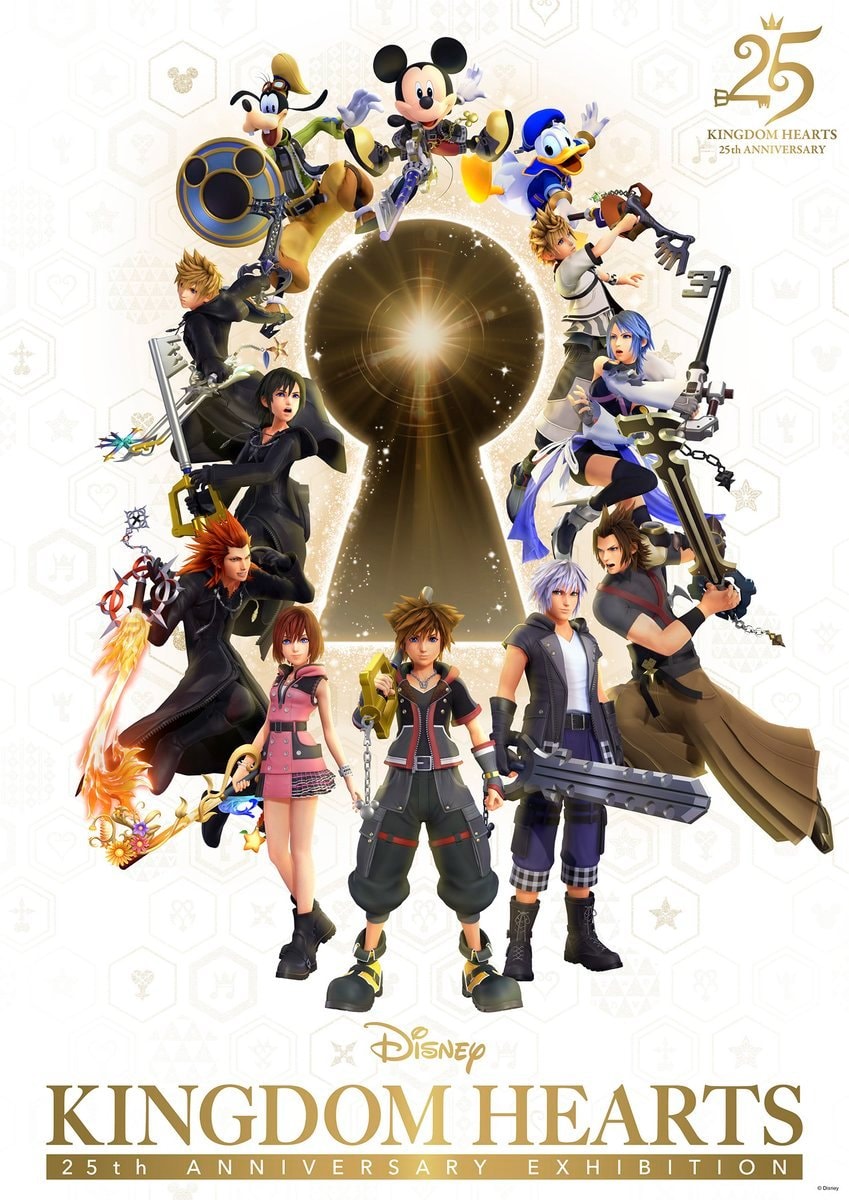 Kingdom Hearts 25th Anniversary Exhibition visual