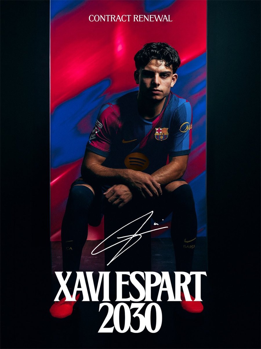 Xavi Espart Barcelona contract extension Xavi Espart Barcelona contract extension