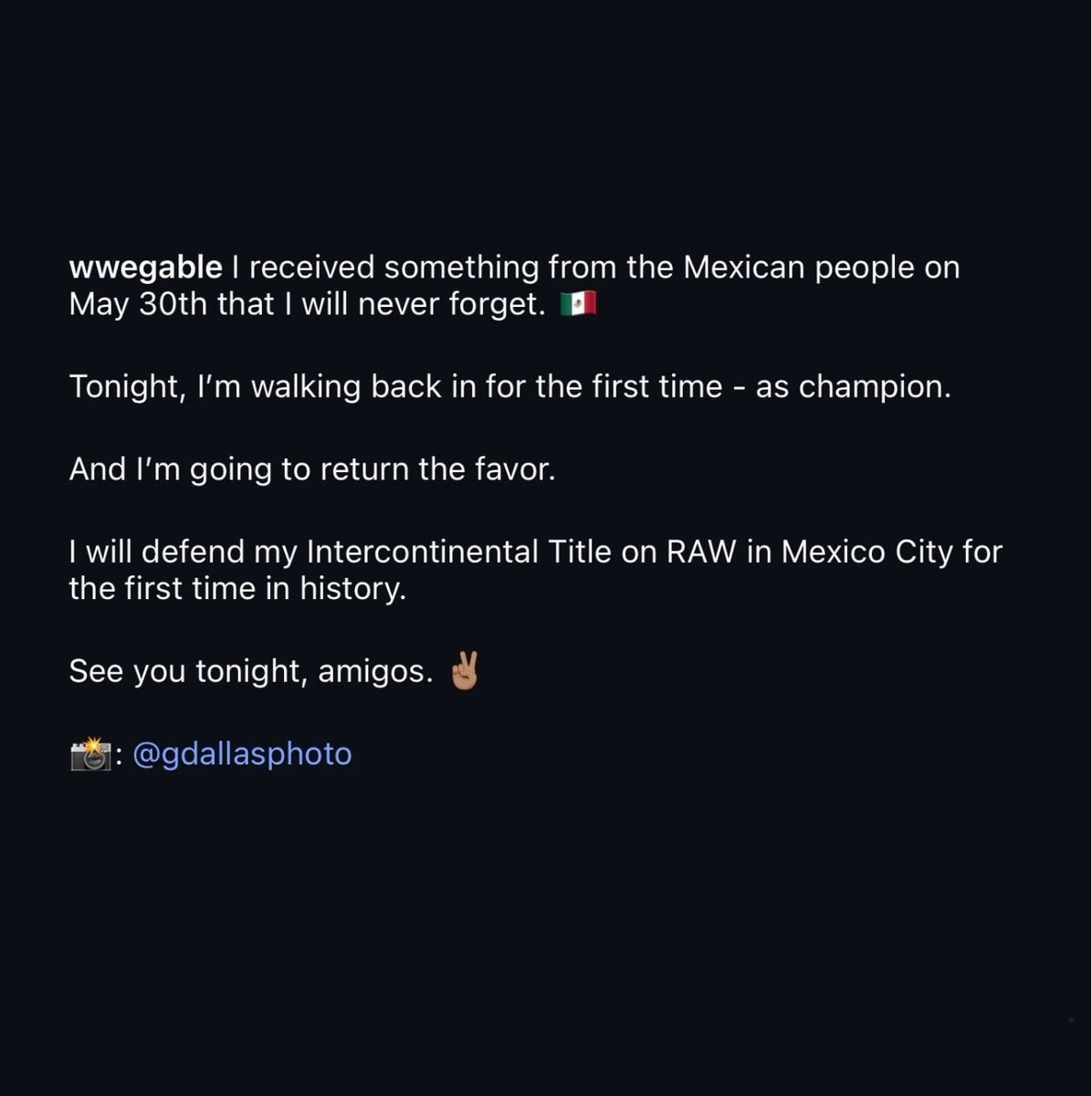 Chad Gable champion Mexico City (photo 2 of 2)