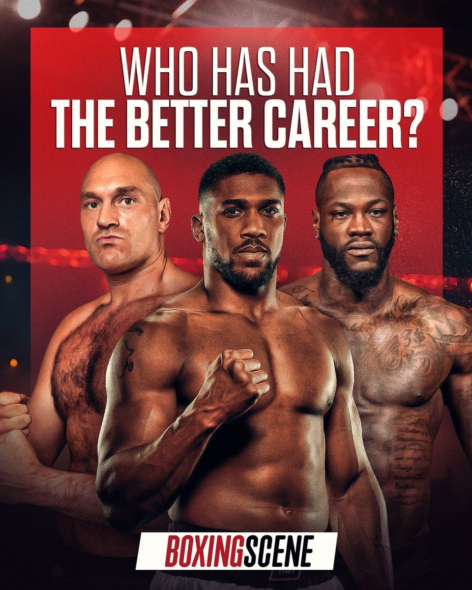 Tyson Fury Anthony Joshua Deontay Wilder career debate