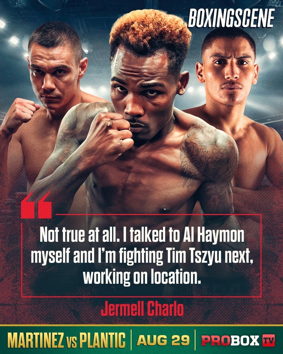Jermell Charlo Tim Tszyu fight