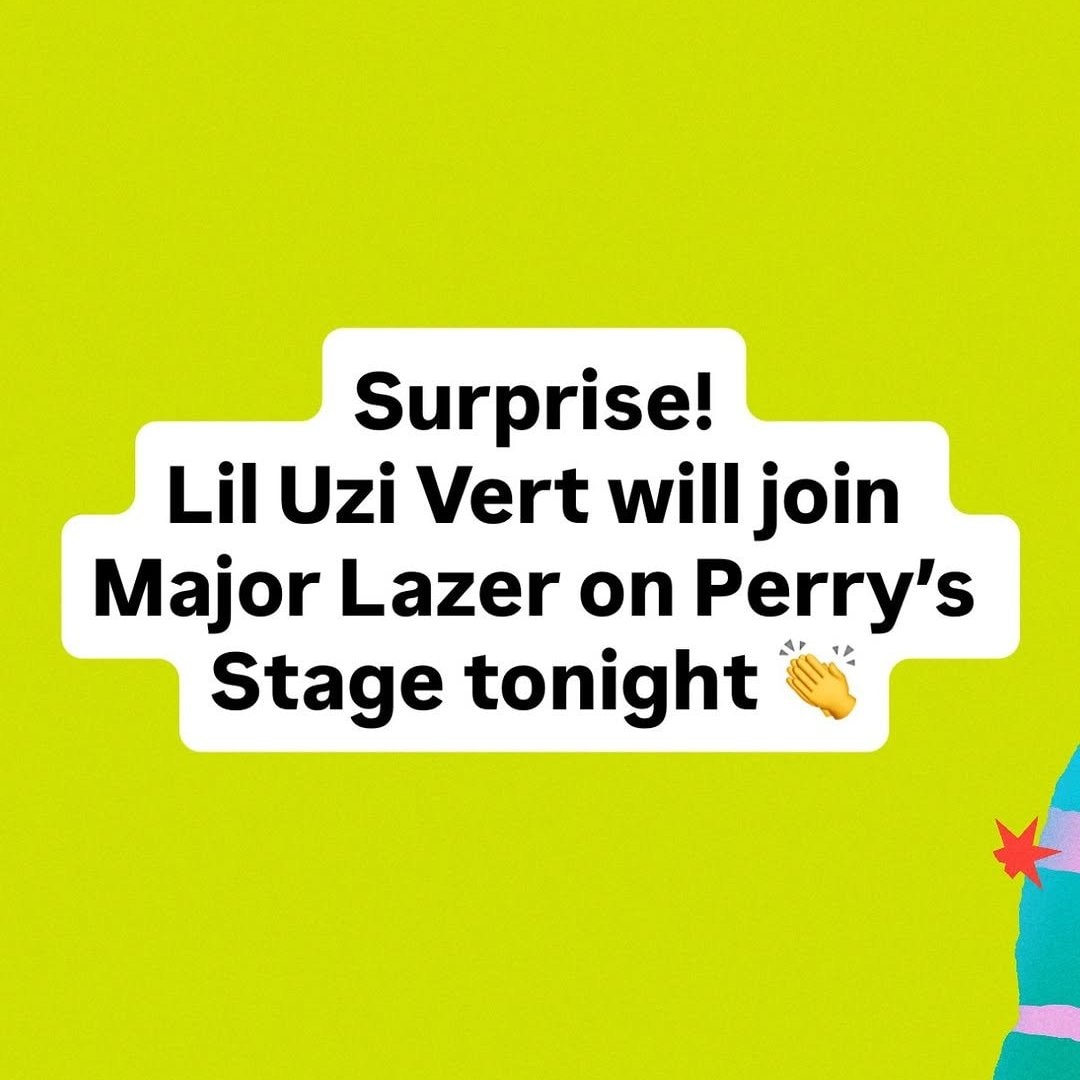Lil Uzi Vert Major Lazer Lollapalooza Chicago (photo 2 of 2)