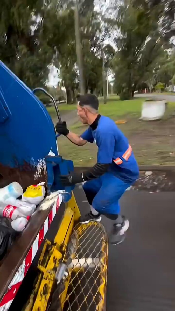 sanitation worker athlete