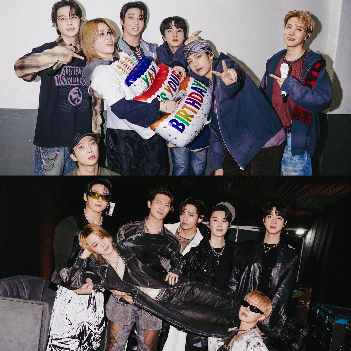 BTS celebrating Jimin's birthday