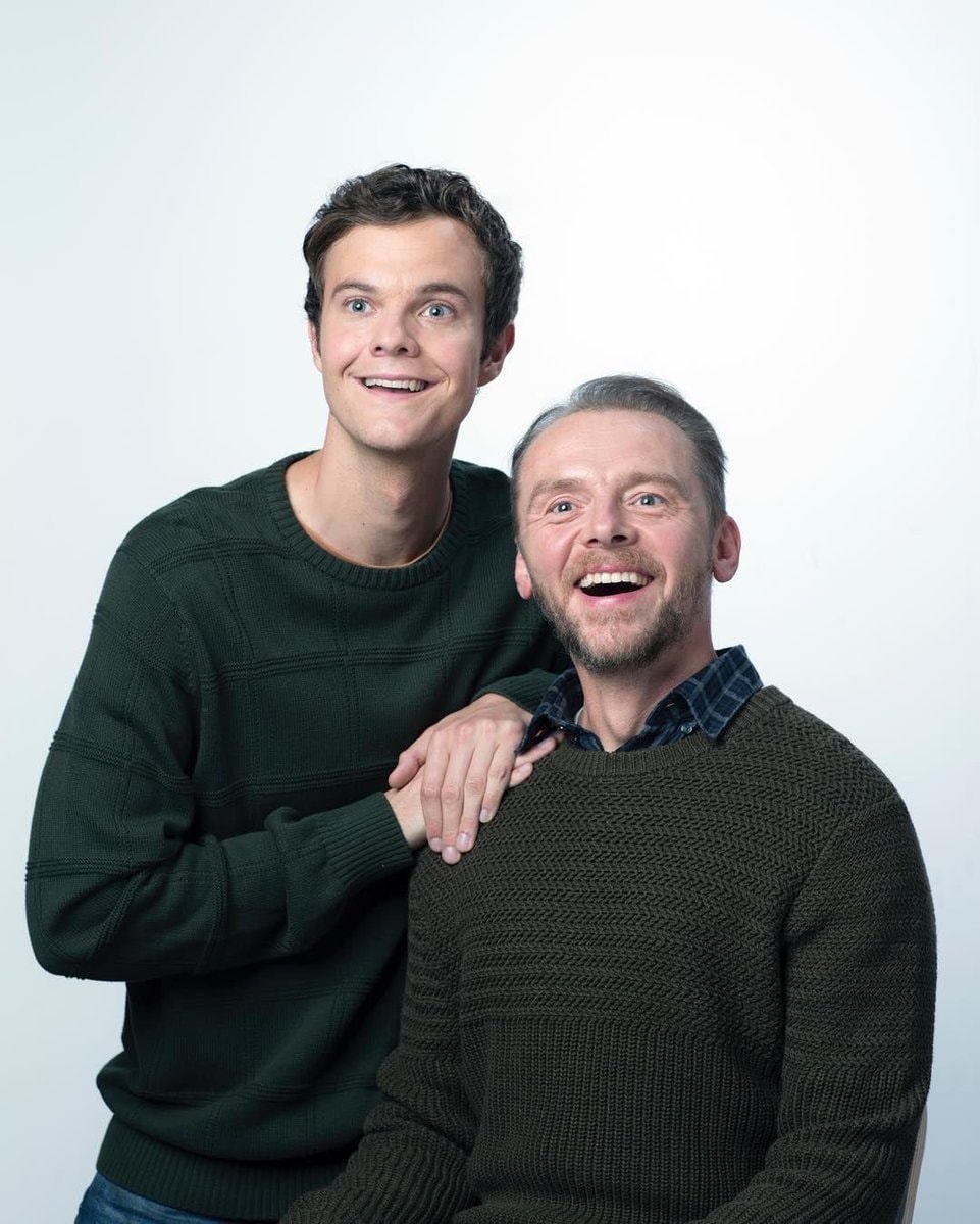Simon Pegg and Jack Quaid THE BOYS