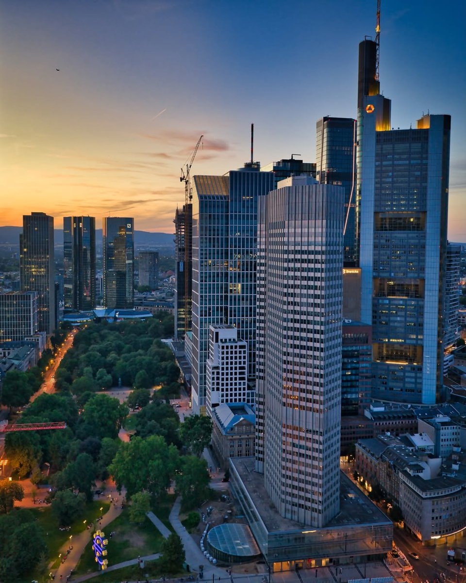 Frankfurt Germany skyline